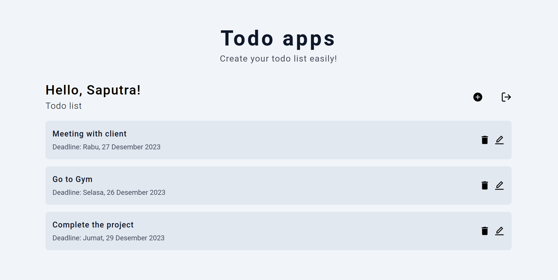 Todo Application